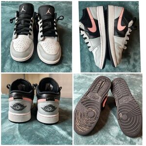 Jordan Kids Shoes - Black, White, Pink